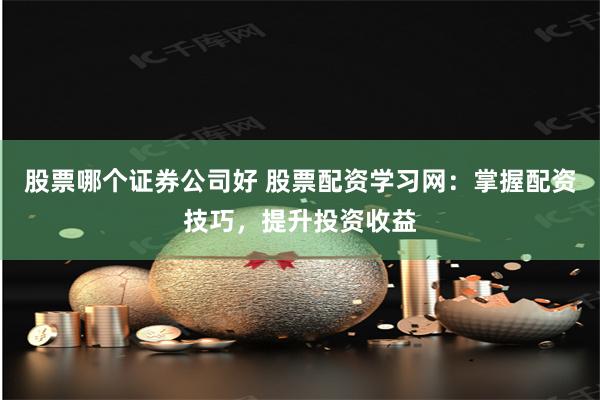 股票哪个证券公司好 股票配资学习网：掌握配资技巧，提升投资收益