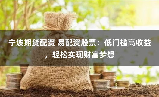 宁波期货配资 易配资股票：低门槛高收益，轻松实现财富梦想